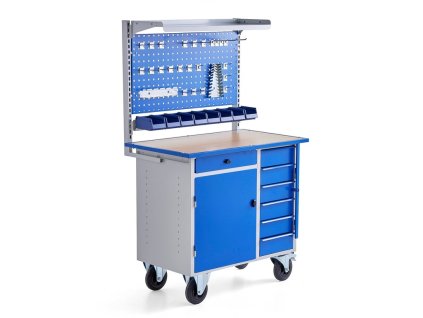 FLEX desk, mobile, 7 drawers