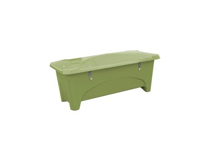 Outdoor storage box, 1760x750x745 mm, 475 L, green