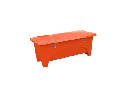 Zewnętrzny pojemnik do przechowywania, 1760x750x745 mm, 475 L, pomarańczowy