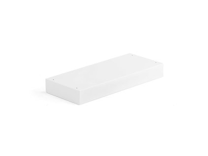 Plinth frame under the SERVE metal cabinet, white