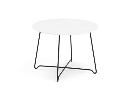 Couchtisch IRIS, Höhe 510 mm, schwarz / weiß