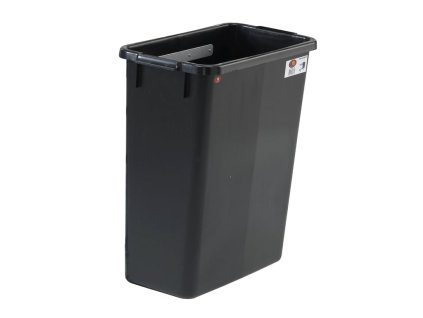 Waste basket for shelf handling trolleys