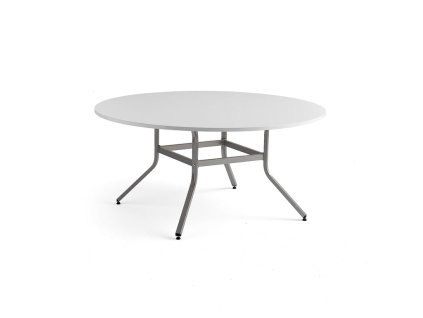 VARIOUS table, Ø1600 mm, height 740 mm, silver, white