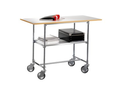 BRING shelf trolley, 820 x 600 mm, light grey