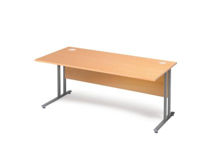 Office desk FLEXUS, straight, 1600x800 mm, beech