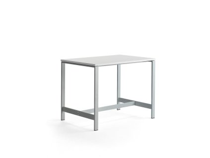 Stół VARIOUS, 1200x800x900 mm, srebrny, biały