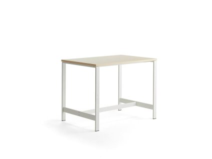 VARIOUS table, 1200x800x900 mm, white, birch