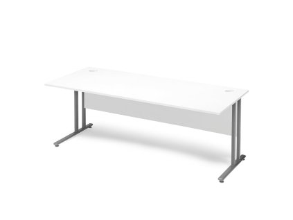 Office desk FLEXUS, straight, 1800x800 mm, white