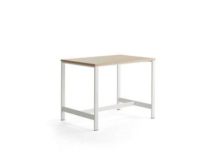 VARIOUS table, 1200x800x900 mm, white, oak