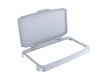 Hinged lid, for 60 l waste bin, gray