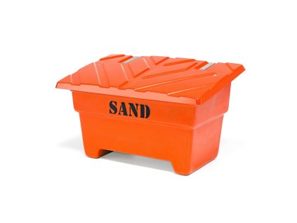 Sand storage container, 550 L, orange
