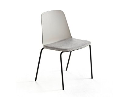 LANGFORD chair, straight legs, gray