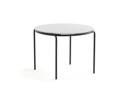 ASHLEY coffee table, Ø770 x 530 mm, black, white