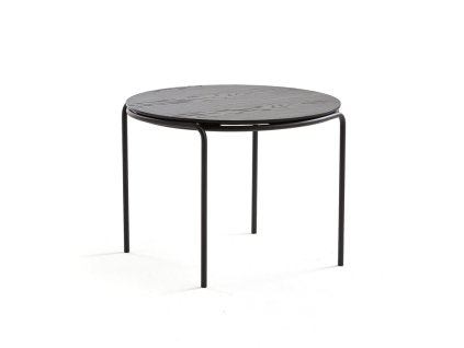 Coffee table ASHLEY, Ø770 x 530 mm, black, black