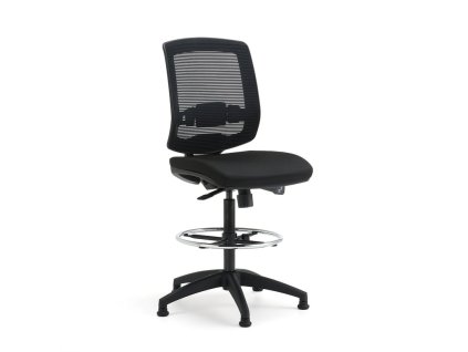 STANLEY office chair, with a higher seat, black