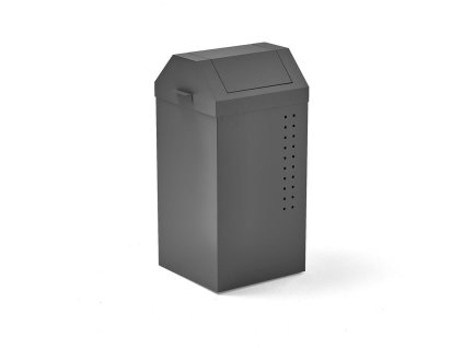 Kosz na śmieci TYSON, 820x410x390 mm, 100 L, szary