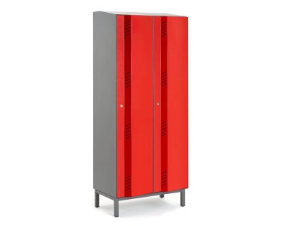 CREATE ENERGY Kleiderschrank, 2 Abschnitte, 1985x800x500 mm, rot