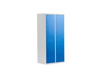 Wardrobe CLASSIC, 2 sections, 1740x800x550 mm, blue