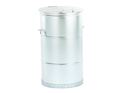 Metal container for combustible waste LISTON, 115 L, galvanized