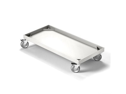 Castor set for SERVE metal cabinets, W 950 mm, white