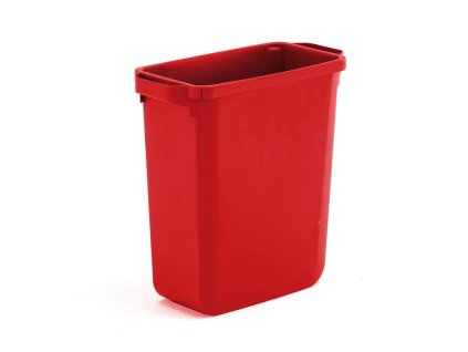 Waste sorting bin OLIVER, volume 60 L, red
