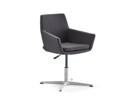 Conference chair FAIRFIELD, white, anthracite