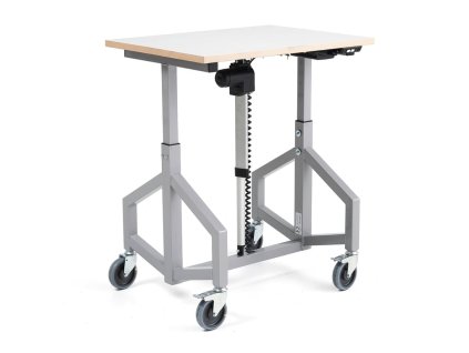 Electric shelf trolley, ESD, 800x600x24 mm, beige