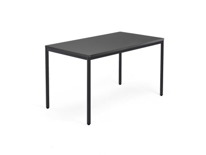 Office desk QBUS, 1400x800 mm, black/black