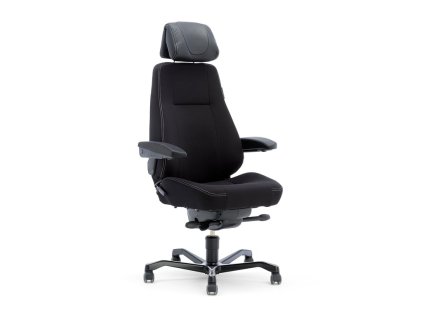 Office chair LIVERPOOL, 24 hours, black upholstery