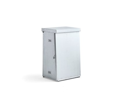 Kosz na śmieci ocynkowany, 125 L