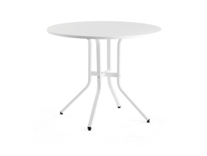 VARIOUS table, Ø1100x900 mm, white, white
