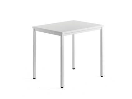 QBUS table, 800x600 mm, white, white