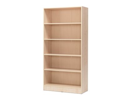 CLEO bookcase, 5 shelves, 2000x1000x310 mm, birch