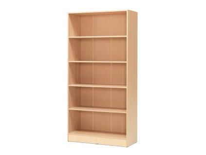CLEO bookcase, 5 shelves, 2000x1000x310 mm, beech
