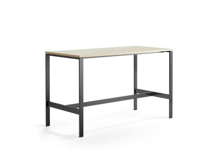 VARIOUS table, 1800x800x1050 mm, black, birch