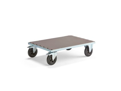 Platform trolley for board material, with brakes, 700x1000 mm