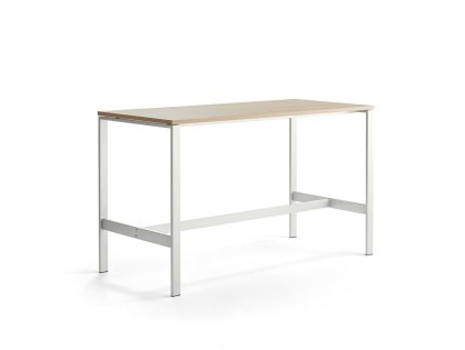 VARIOUS table, 1800x800x1050 mm, white, oak