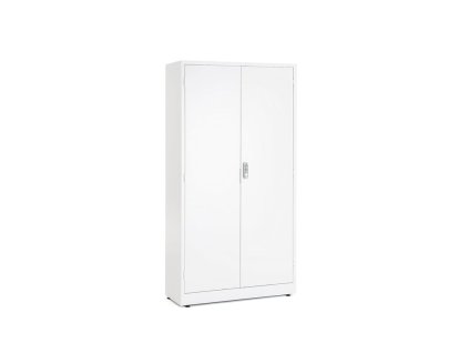 Metal cabinet SAFE, with electronic lock, 1900x1000x400 mm, white