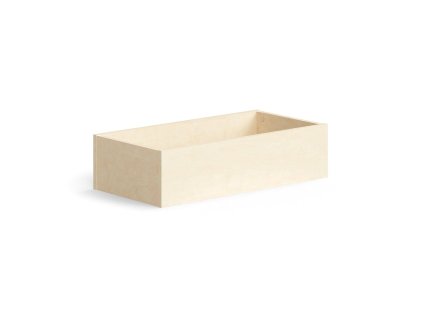 Upper storage compartment QBUS, W 800 mm, birch