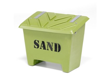 Pojemnik na piasek, 130 L, zielony