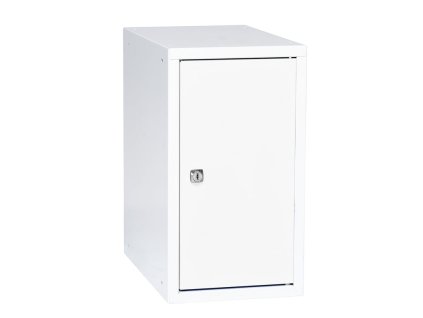 Szafka do przechowywania CUBE, biała, 450x250x400 mm
