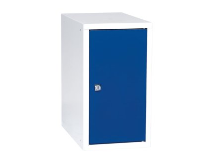 CUBE storage cabinet, blue / white, 450x250x400 mm