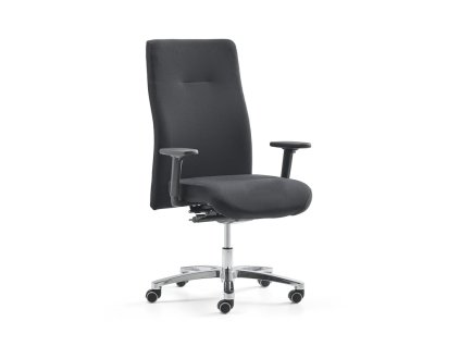 BRADFORD office chair, black fabric
