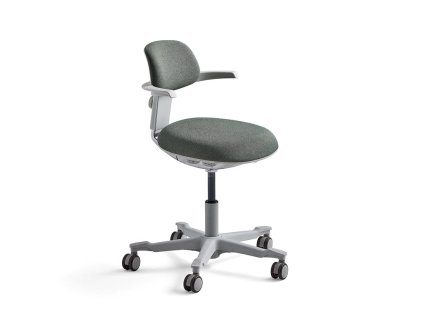Office chair NEWBURY, white/green