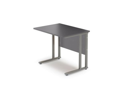 Additional office desk FLEXUS, 800x600 mm, gray