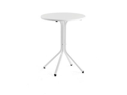 VARIOUS table, Ø700x900 mm, white, white