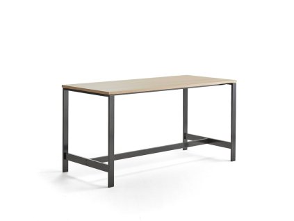 VARIOUS table, 1800x800x900 mm, black, oak