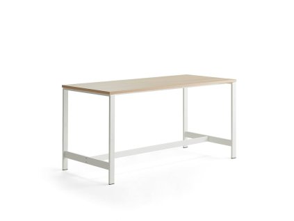 VARIOUS table, 1800x800x900 mm, white, oak