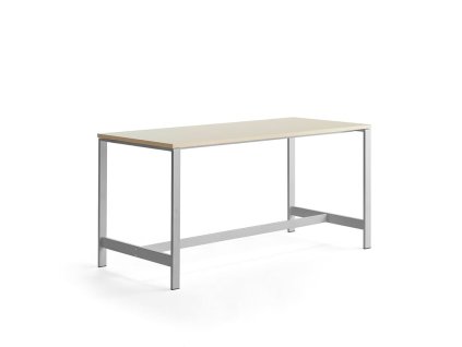 VARIOUS table, 1800x800x900 mm, silver, birch