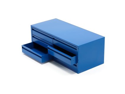 Drawer unit for SUPPLY tool cabinet, 6 drawers, blue